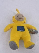 Eden 1998 Teletubbies Laa-Laa Yellow Plush Beanie Doll 8 Ht With Tag