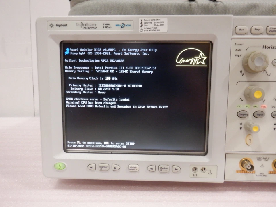 AGILENT INFINIIUM 54832D MSO OSCILLOSCOPE - Image 3 of 4