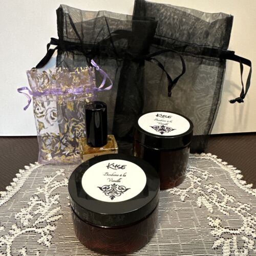 Kyse Bonbons A La Vanille Perfume Body Cream & Foaming Bath Butter New Old Stock