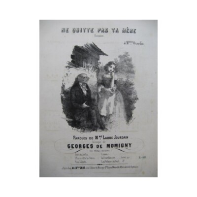 De Momigny Georges Ne Quitte Pas Ta Mère Chant Piano Ca1845