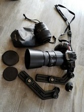Minolta Maxxum camera lot sigma dl macro lens quantaray aspherical lens CAMERA 