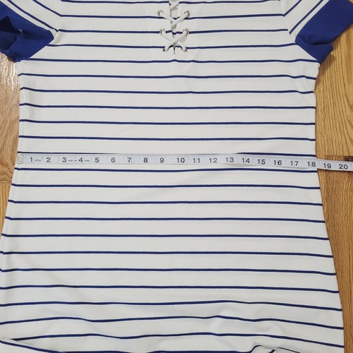 Tommy Hilfiger T-Shirt Kleid Gr. Medium maritim gestreift Kurzarm Resort - Bild 8 von 10
