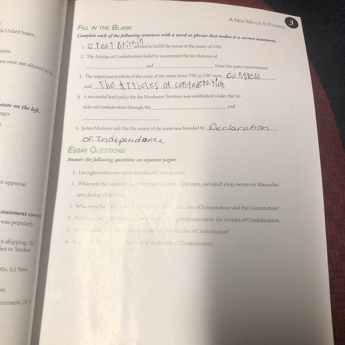 Foundation For Freedom A Study of the United States Constitution Book USED - Picture 10 of 15