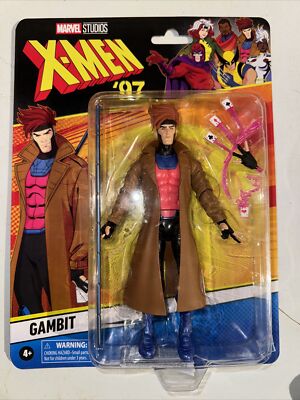 Marvel Legends Retro 6 Inch Action Figure X-Men '97 Wave 1 - Gambit IN STOCK