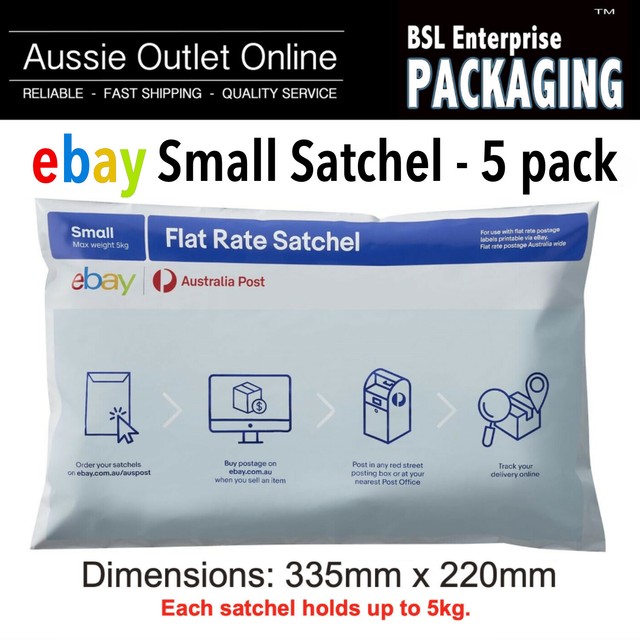 Australia Post eBay Flat Rate Satchel 500g 10 pack Click and Send Postage for sale online | eBay
