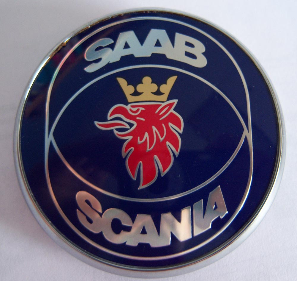 Saab 9-3, 9-7x, 9-5 Hood Emblem Original Equipment 5289905