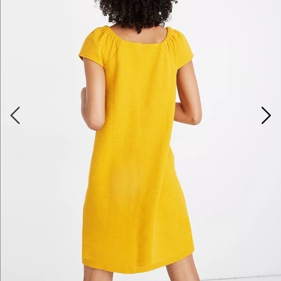 Madewell texture & thread button down cap sleeve … - image 3