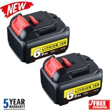 2 NEW For DEWALT DCB120 12V 12 Volt MAX Lithium-Ion Battery 6AH DCB127-2 DCB122