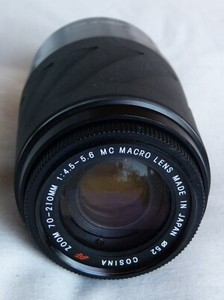 Cosina Macro Zoom Lens 70-210mm f4.5-5.6 MC for Minolta