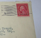 1927 Postmark Envelope Shawnut Bank Building Boston, MA 2 Cent Stamp — photo 2