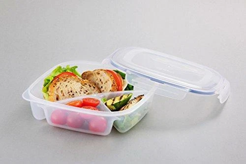 LOCK & LOCK SPECIAL 3 Divided Lunch box Container (Small) - Image 3 of 4