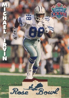 HEADS-&-TAILS Michael Irvin COWBOYS Miami HURRICANES HOF