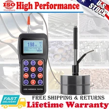 Portable Leeb Hardness Tester Kit Test Block Hardness Testing Equipment 7-in-1