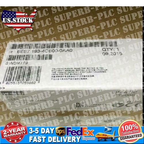 New Siemens 6ES7 193-4CC20-0AA0 6ES7193-4CC20-0AA0 Terminal module for ET 200S