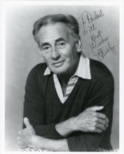 Joey Bishop- Signed B&W Photograph