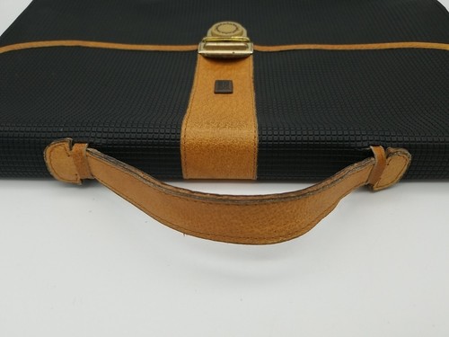 Vintage KEM Vinyl Faux Leather Textured Rubber Portfolio with AMIET Lock NOS - Picture 4 of 10