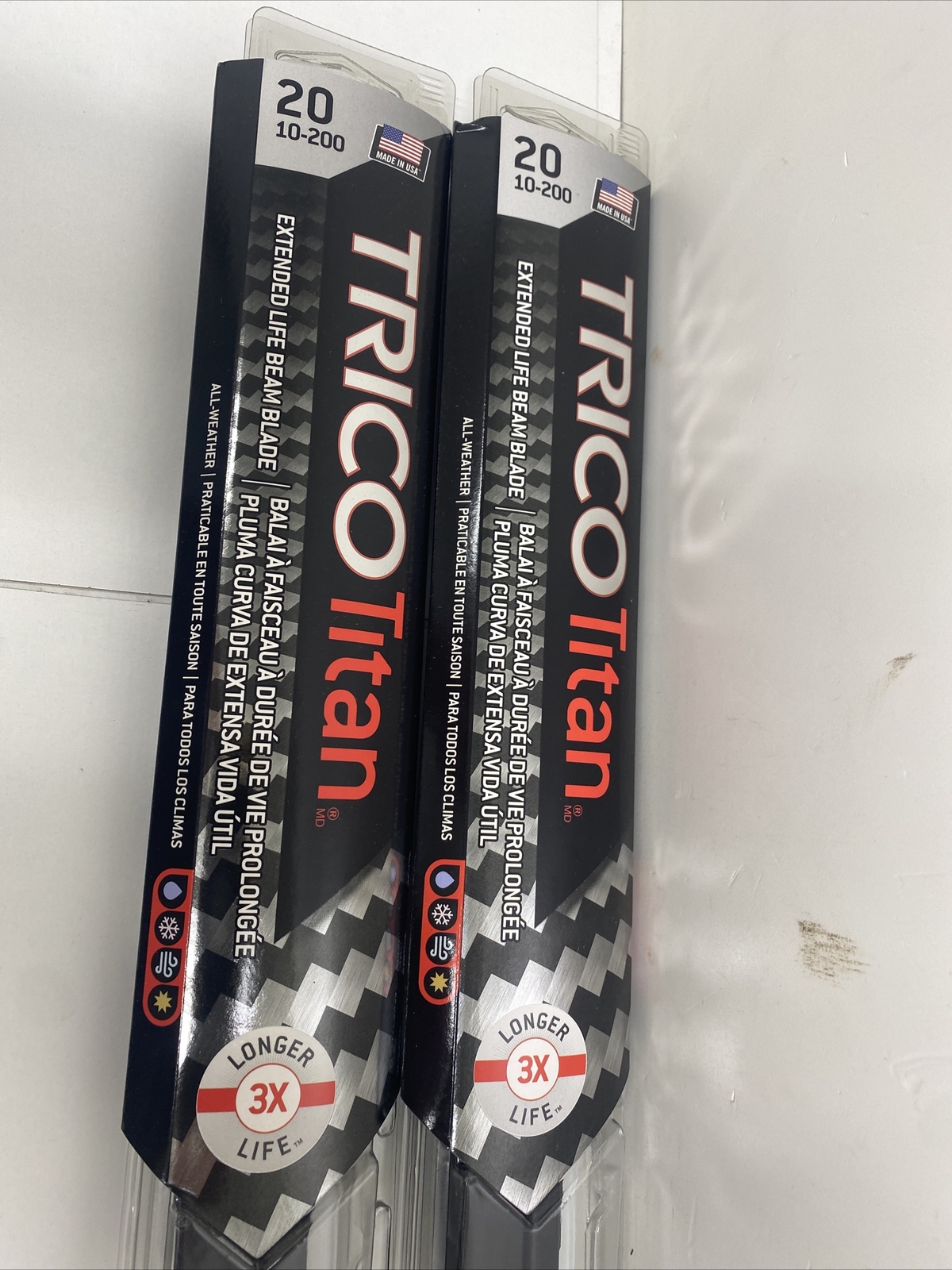 2Wipers 20" + 20" Trico Titan Force AllSeason Beam Wiper Blades eBay