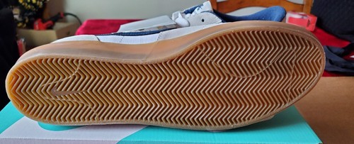 Men's Nike SB Heritage Vulc Sneakers - Summit White / Navy Gum - 第 6/6 張圖片