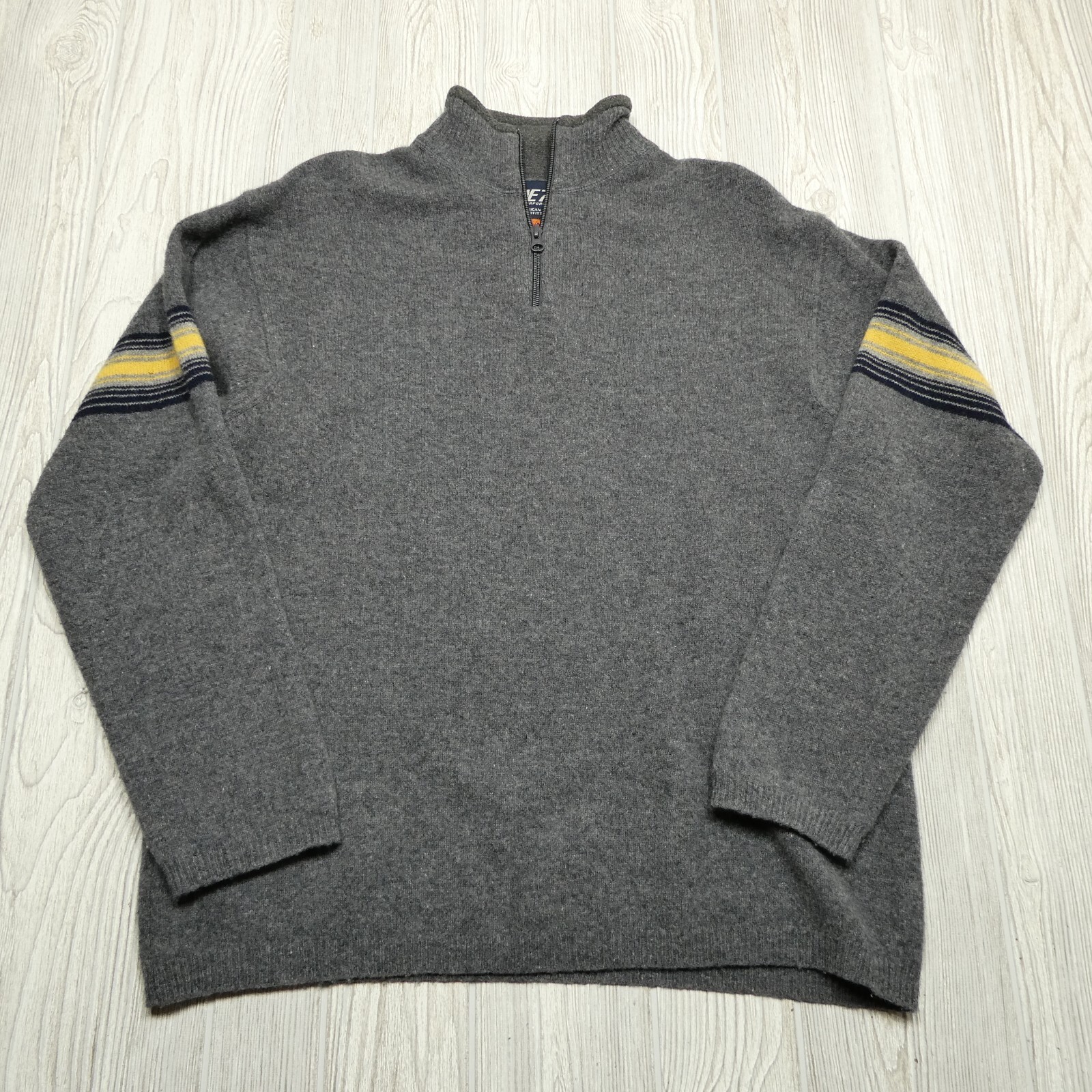 American Eagle AE77 Performance Wool Sweater Gray… - image 1