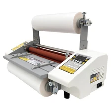 A3 High Speed Hot Cold Roll Laminator Doubel Sides Laminating Machine Office New