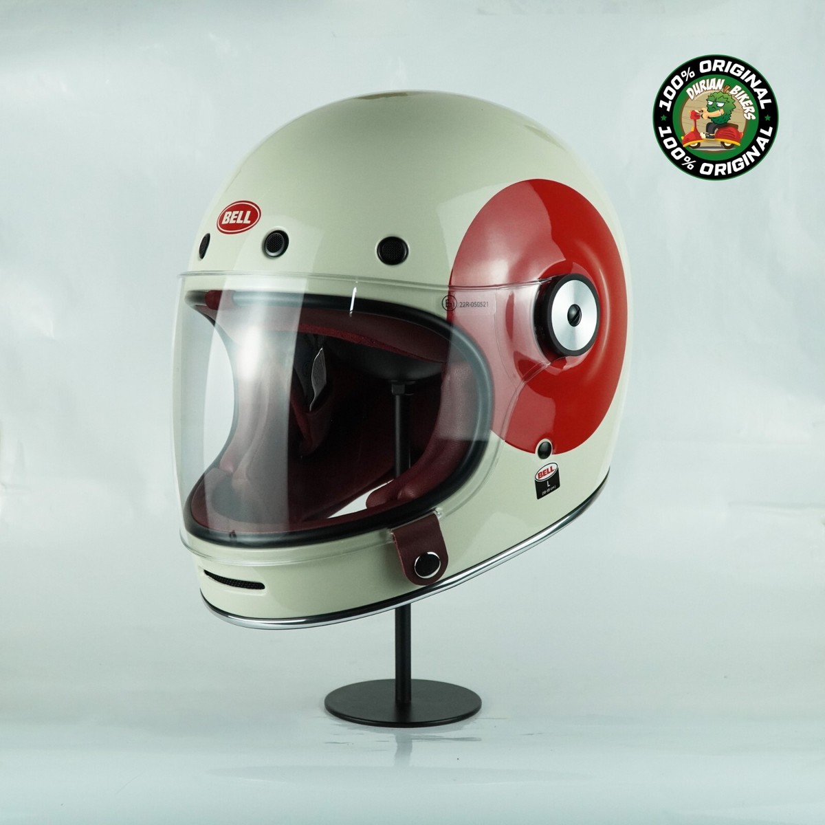 Bell Helmet Bullitt SE (TT Gloss Vintage White/OxBlood) | eBay Bell Helmet Bullitt SE (TT Gloss Vintage White/OxBlood) | eBay