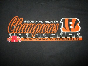 bengals afc north champions shirt