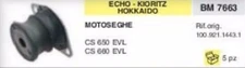 Antivibration Chainsaw Echo Kioritz Hokkaido Cs 650 660 Evl CS650EVL CS660EVL