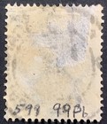 Germany, “Dienstmark” 3 Pfennig color variety, Michel #99 Pb, Used, Fine — photo 2