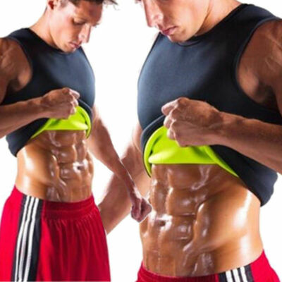 Fajas Para Hombre Reductoras Colombianas Men Compression Undershirts Shaper Tops
