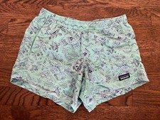 Patagonia Shorts Girls Blue Baggies style 67065 Hiking Youth - L retail 49