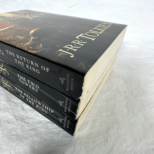 The Lord Of The Rings Books 3 Set Paperback JRR Tolkien - Picture 3 of 11