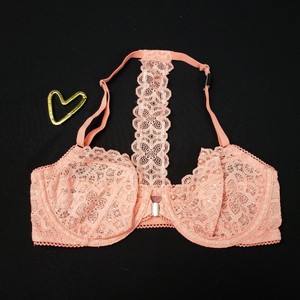 32D or 32C Victoria/'s Secret Just Kissed Pink Unlined /& Padded Demi Bra Set NWT