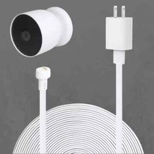 Power Adapter for Google Nest Cam Battery16.4Ft/5M Weatherproof Charging Cable