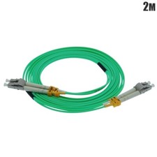 2M 6FT LC to LC OM3 10Gbps Duplex 50/125 Multi Mode Fiber Optic Optical Cable