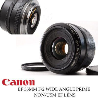Canon EF 35mm f/2 Wide Angle Prime non-USM EF Lens for Mount