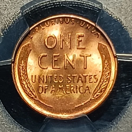 1946 S Red Wheat Cent Penny MS66 PCGS Graded