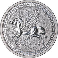 2022 St. Helena Pegasus 1 Ounce Silver - BU - STOCK 109.00 per troy oz