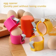 1/2/3X Portable Egg Cracker Cutter Tool Handheld Eggshell Separator Kitchen Tool