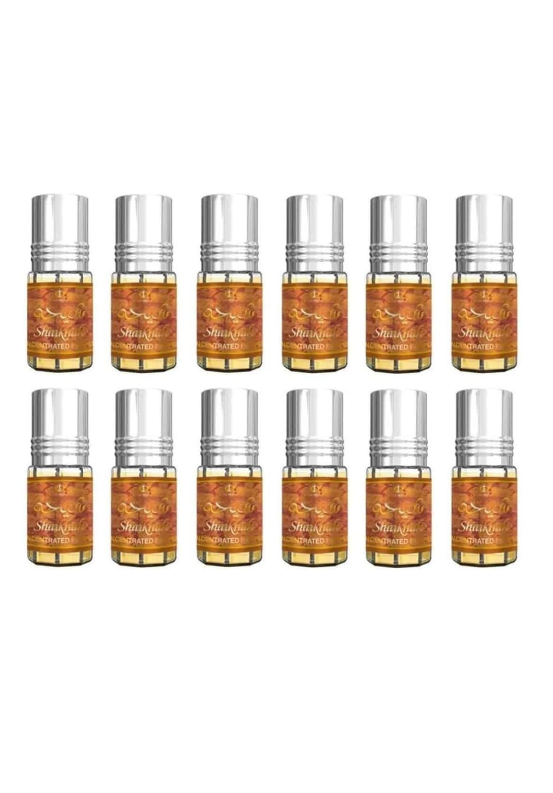 Huile parfumée Shaikhah Al Rehab coffret de 12 flacons de 3ml