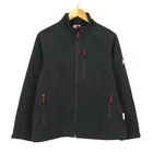 ENGELBERT STRAUSS Women's Softshell Jacket Size L Polyester Black DRYPLEXX
