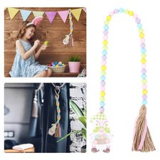 Creative Wood Beads Hanging Pendant Beaded Decor Home Decorative Accessories