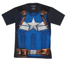 Captain America Winter Soldier Costume Marvel Comics Adult T-Shirt