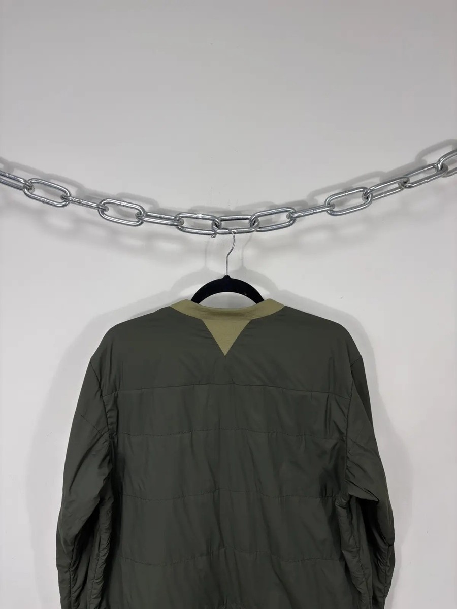 Norrona Tamok Alpha90 Crewneck Jacket Sample Olive Green Insulated
