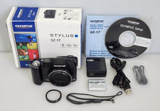 Olympus Stylus SZ-17 16.0MP Digital Camera Black, Tested Working, READ