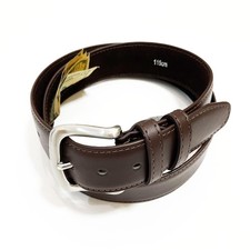 Diversion Safe Hidden Money Pocket Travel Leather Belt Zipper Brown Valuable