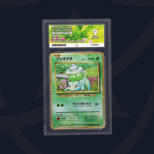Bulbasaur 001/032 CLF Classic Collection Japanese Ace Grading Mint 9 Pokemon