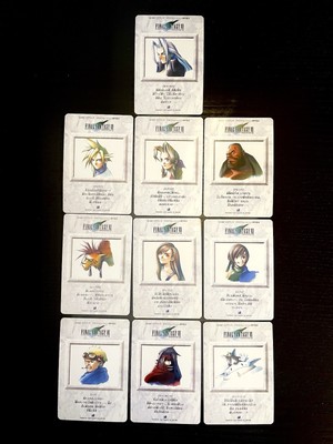 Final Fantasy VII FF7 FFTCG Carddass Lot Set of 10 #51-#60 Bandai