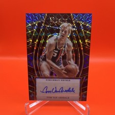 1/1 Panini 2023-24 Select Black Finite Prizm Auto Tom Van Arsdale Royals SSS-TVA