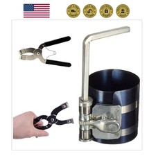 Car Engine Piston Ring Compressor Tool Piston Ring Pliers For Adjustable Sa...