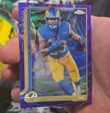 Topps 2024 Chrome Kyren Williams Purple /75 Los Angeles Rams #168